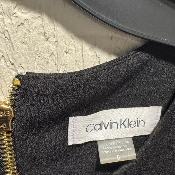 Calvin Klein Black Sheath Mini Dress - Picture 2 of 9